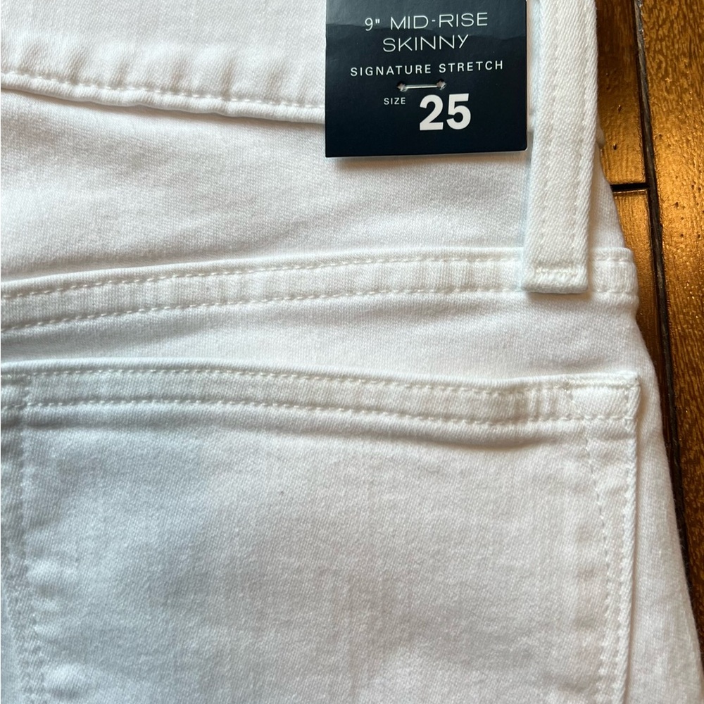 NWT J.Crew White Skinny Jeans - Picture 4 of 4